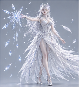 Avian · feather — Ice casting