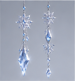Human · crystal — Earrings