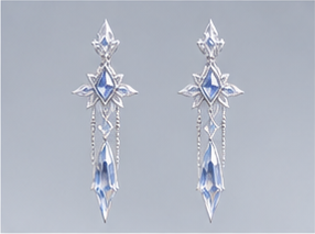 Human · silver regalia — Earrings