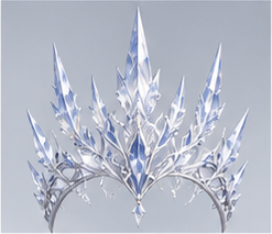 Human · silver regalia — Crown / hair ornament