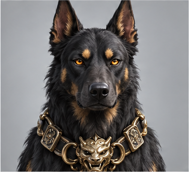Celestial Hound / 哮天犬 — Neutral portrait
