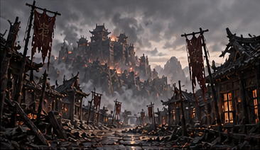 Burning Settlement — Alternate angle B