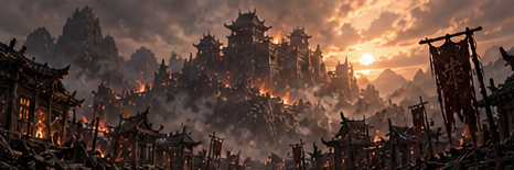 Burning Settlement — Backlit atmosphere