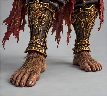 Sun Wukong / 孙悟空 — Feet / paws detail
